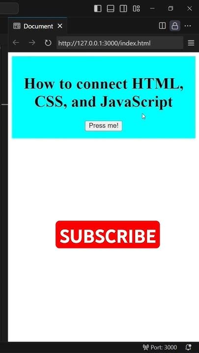 Toradh íomhá ar Connecting HTML and CSS