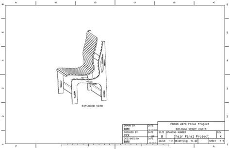 Image result for Exploded Drawing Chair