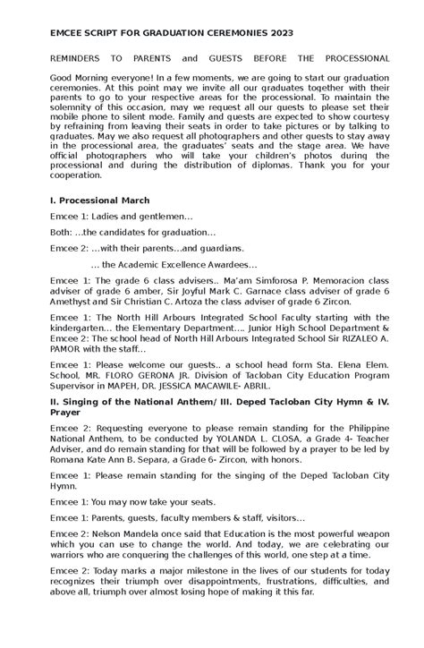 Image result for College Graduation Ceremony Script