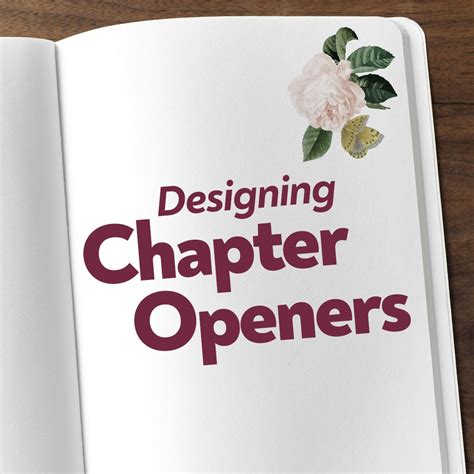 Toradh íomhá ar First Chapter of Book Design