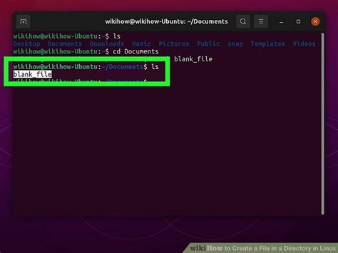 Image result for How to Create a File Inside a Directory Linux