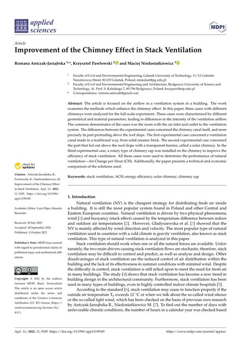 Image result for Chimney Stack Effect