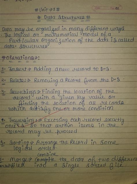 Image result for Trees in Data Structure Hand Written Notes