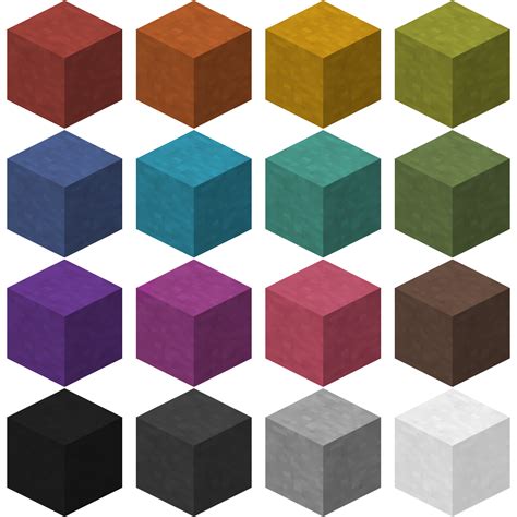 Image result for Terracotta Color Code Minecraft