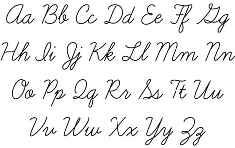 Bildergebnis für Script or Cursive