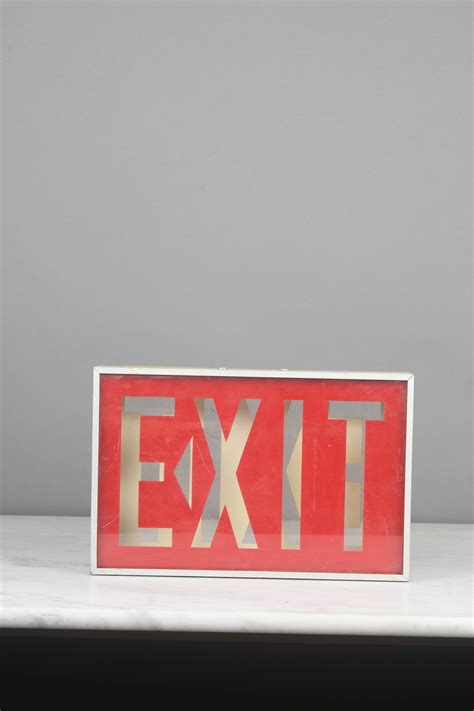 Exit Sign Red Text に対する画像結果
