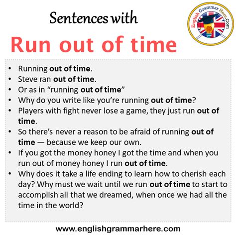Image result for Run Out Example Sentence