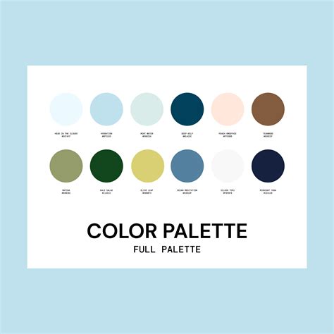 Toradh íomhá ar Style Guide Color Palette