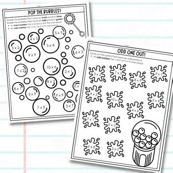 Afbeeldingsresultaten voor Multiplication Patterns 3rd Grade