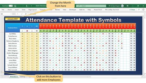 Toradh íomhá ar Classroom Attendance Tracker