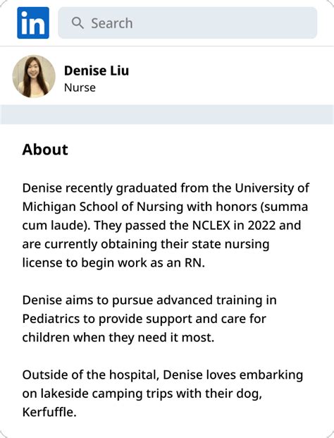 Image result for Resume Bio Examples