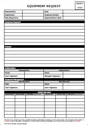 Image result for Equipment Request Process Logo