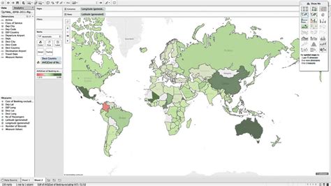 Image result for Tableau World Map Visualization