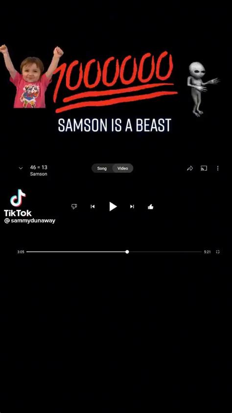 Image result for Samson Sound Meme