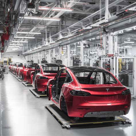 Toradh íomhá ar Inside Tesla Assembly Line
