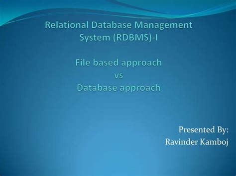 Image result for Relational Database Management System by Learnpick