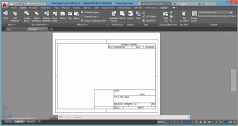 Image result for AutoCAD Drawing Template in Layout