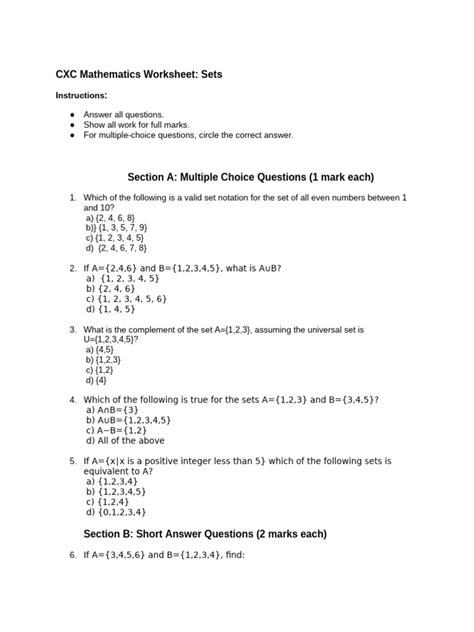 Image result for Math Computation Worksheets CXC
