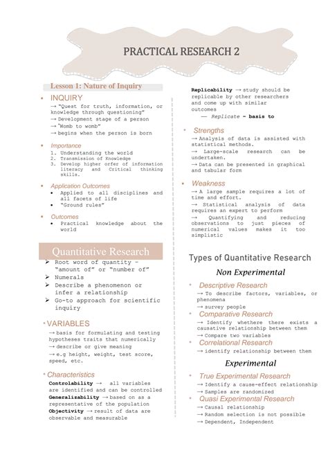 Image result for Practical Research 1 Reviewer Notes