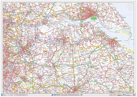Image result for Doncaster Postcode Map