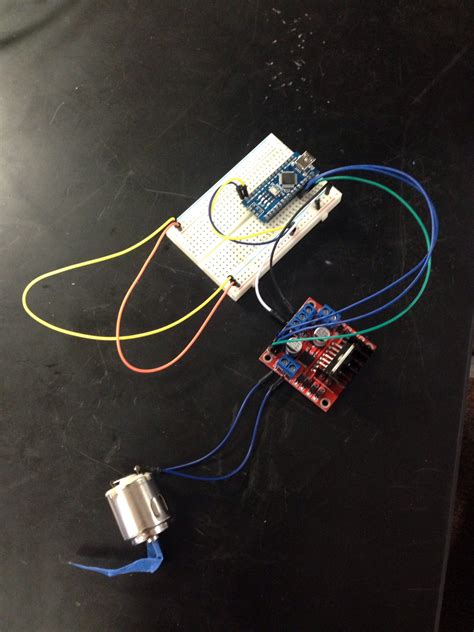 Image result for Arduino Nano DC Motor with LED