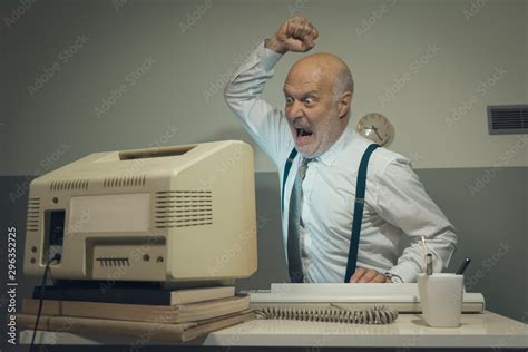 Image result for Boomer Getting Angry at Computer