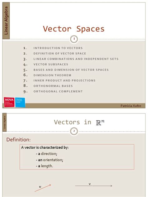 Image result for Examples of Vector Spcaes