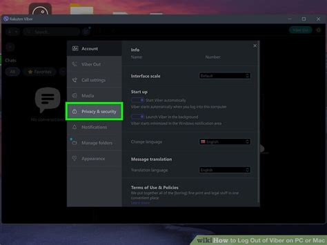 Image result for How to Log Out On Viber App