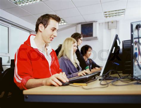Image result for Picture of Students Operating Computer