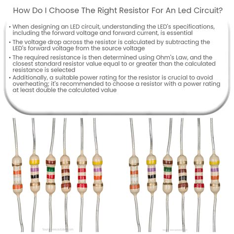 Image result for LED Resistor Placement
