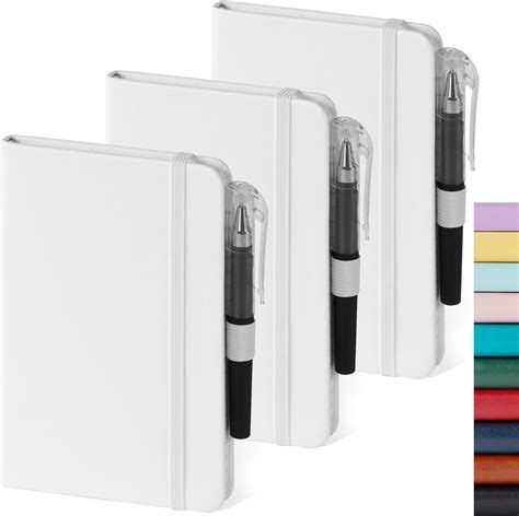 Amazon.com : NIRMIRO Small Notebook Pocket Size Journal 3.7" x 5.7" (3 ...