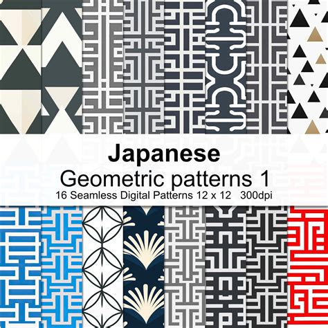Japanese Geometric Design Patterns に対する画像結果