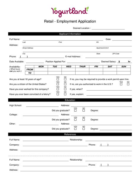 Image result for Job Application Form Sample Format