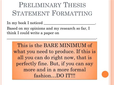 Image result for Preliminary Thesis Statement Using Parallel Structure Example