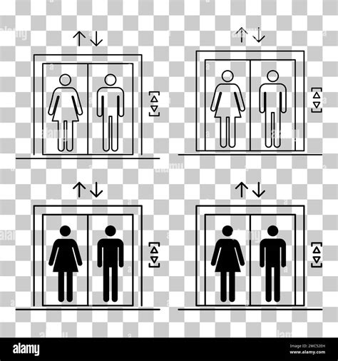 Image result for Stack Effect Elevator Symbol