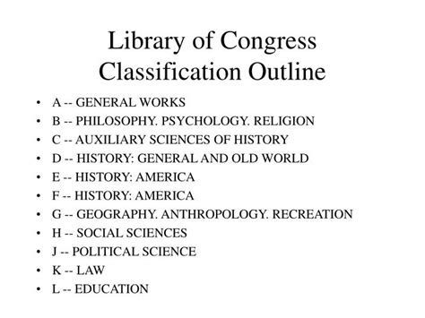 Image result for Library of Congress Classification Cheat Sheet