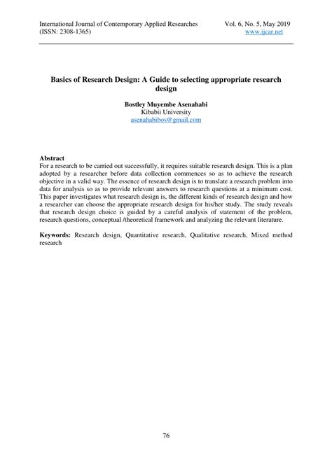 Image result for Simple Research Design Example