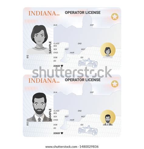 Image result for Indiana License Sample