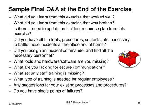 Toradh íomhá ar Lessons Learnt From Tabletop Exercise