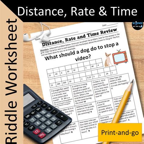 Toradh íomhá ar Distance Rate Time Word Problems 7th Grade