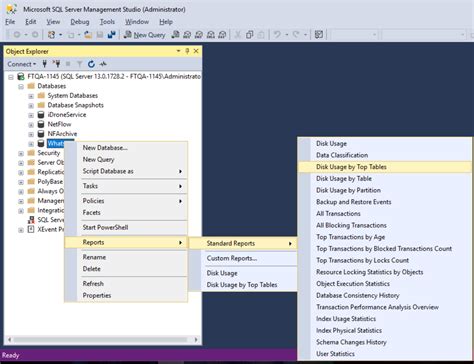 Toradh íomhá ar SQL Express Instance