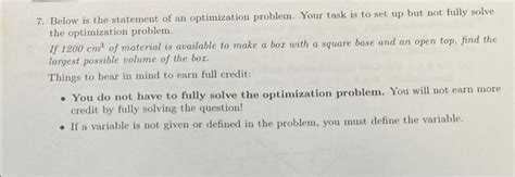 Image result for Optimization Problem Statement