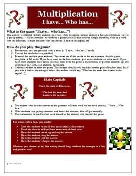 Toradh íomhá ar Multiplication Strategy Game Interactive