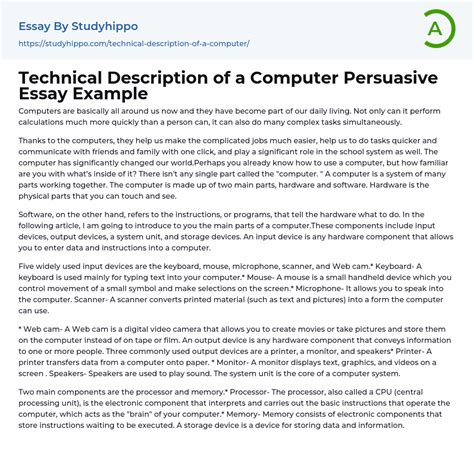Image result for Technical Description Topics Computer Science