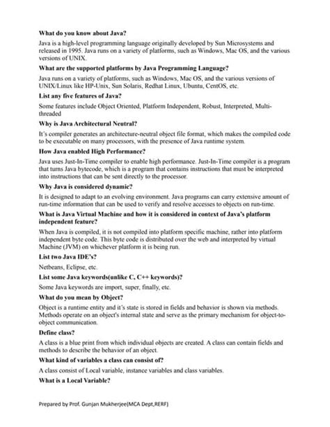 Java Viva Questions for Lab に対する画像結果