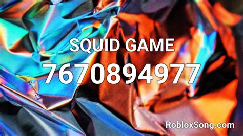Image result for Squid Game Intro Song Roblox ID