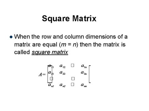 Toradh íomhá ar Square Matrices