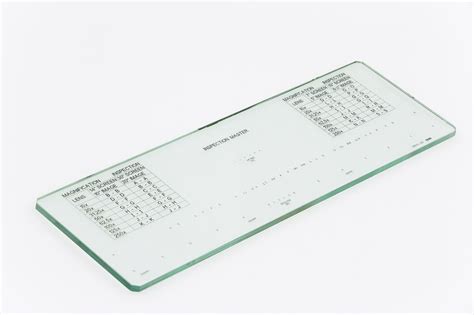 Optical Comparator Calibration Kit に対する画像結果