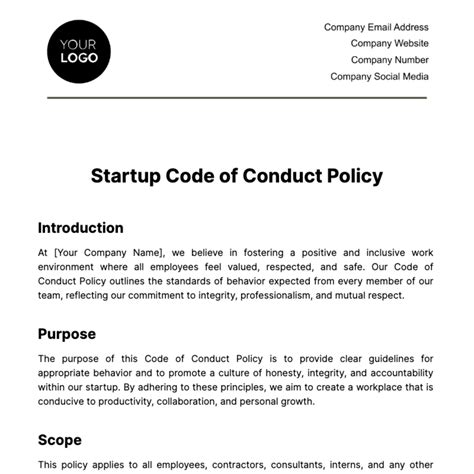 Image result for Code of Conduct Policy