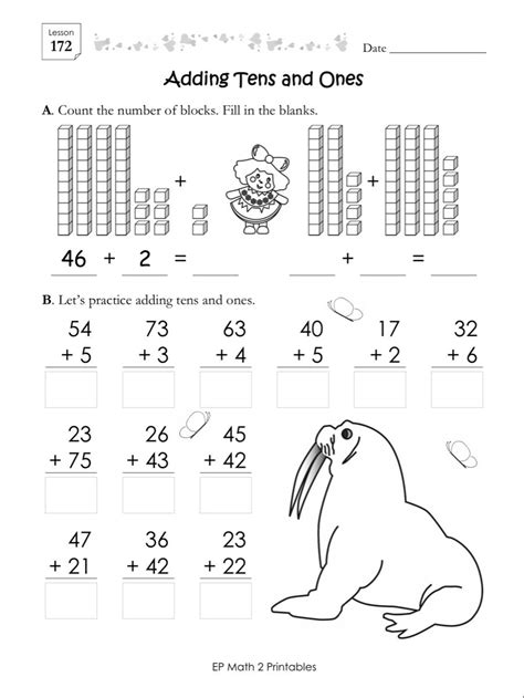 Image result for Double-Digit Addition Number Line Worksheet 10s